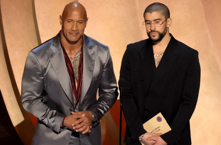 Bad Bunny and The Rock